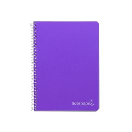 Cuaderno Espiral Liderpapel A4 Micro Witty Tapa Dura 140H 75 gr Cuadro 5 mm 5 Bandas 4 Taladros Colores Surtidos