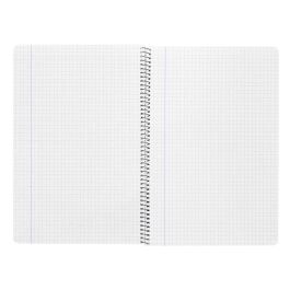 Cuaderno Espiral Liderpapel Folio Witty Tapa Dura 80H 75 gr Cuadro 4 mm Con Margen Color Negro 5 unidades