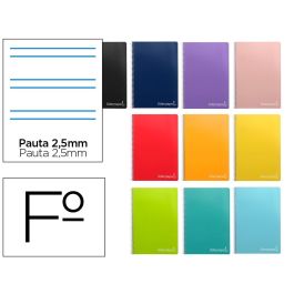 Cuaderno Espiral Liderpapel Folio Witty Tapa Dura 80H 75 gr Pauta 2,5 mm Con Margen Colores Surtidos 10 unidades Precio: 20.50000029. SKU: B1DDJBS7MJ