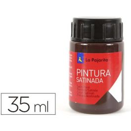 La Pajarita Témpera Escolar Bote De 35 mL Satinada Marron L-10