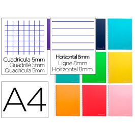 Cuaderno Espiral Liderpapel A4 Micro Jolly Multidisciplina Tapa Forrada 140H 75 gr 28H 5 mm 112H Hrtal. Precio: 7.2478996733. SKU: B1HJ753Z9A