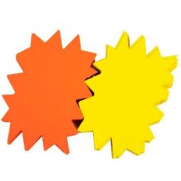 Apli Carteles flash 120x80 mm amarillo/naranja fluorescente -50u- Precio: 3.95000023. SKU: B12WFX4B9A