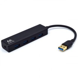 Hub USB Ewent EW1136 4 x USB 3.0 Negro