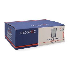 Caja 12 Vasos Altos Vidrio Sidra Arcoroc 50 cL