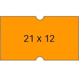 Apli etiquetas para etiquetadora de precios 21x12mm c/rectos 6 rollos de 1000 naranja Precio: 5.94999955. SKU: B174A89KAS