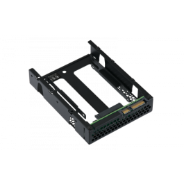 QNAP QDA-A2AR caja para disco duro externo 2.5" Carcasa de disco duro/SSD Negro