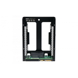 QNAP QDA-A2AR caja para disco duro externo 2.5" Carcasa de disco duro/SSD Negro