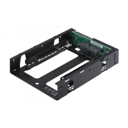 QNAP QDA-A2AR caja para disco duro externo 2.5" Carcasa de disco duro/SSD Negro