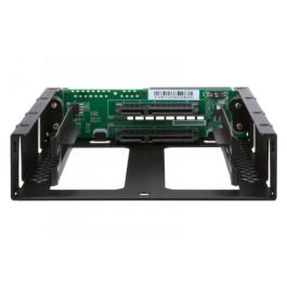 QNAP QDA-A2AR caja para disco duro externo 2.5" Carcasa de disco duro/SSD Negro