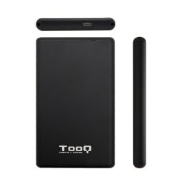 Funda Disco Duro TooQ TQE-2533B 2,5" SATA USB 3.1 Negro
