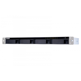 QNAP TS-431XeU Alpine AL-314 Ethernet Bastidor (1U) Negro, Acero inoxidable NAS