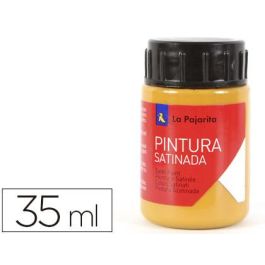 La Pajarita Témpera Escolar Bote De 35 mL Satinada Naranaja Terracota L-23