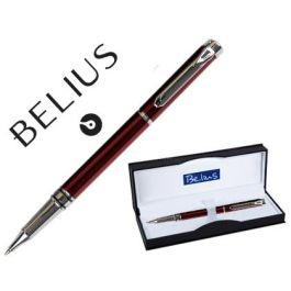 Roller Belius Nuremberg Rojo Punta 0,5 mm Tinta Azul En Estuche