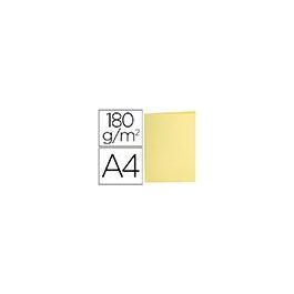 Subcarpeta Liderpapel A4 Amarillo Pastel 180 gr-M2 50 unidades