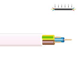 Sediles Manguera tubular H05VV-F 3G 0,75 mm² blanca Precio: 1.49999949. SKU: B174QT4CTF
