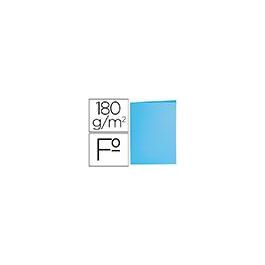 Subcarpeta Liderpapel Folio Azul Pastel 180 gr-M2 50 unidades