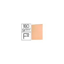 Subcarpeta Liderpapel Folio Naranja Pastel 180 gr-M2 50 unidades