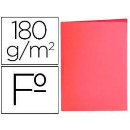 Subcarpeta Liderpapel Folio Rojo Pastel 180 gr-M2 50 unidades