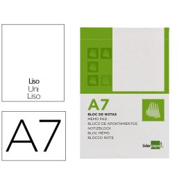 Bloc Notas Liderpapel Liso A7 80 Hojas 60 gr-M2 Perforado 10 unidades