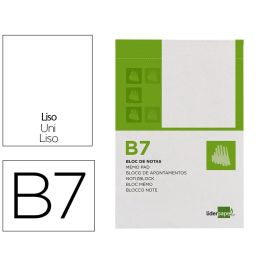 Bloc Notas Liderpapel Liso B7 80 Hojas 60 gr-M2 Perforado 10 unidades Precio: 6.89999959. SKU: B18EXTADV5