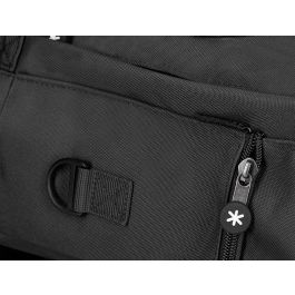 Cartera Antartik Mochila 2 Asas Y Bolsillos Exteriores Negro 300x115x390 mm