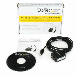 Adaptador USB a RS232 Startech ICUSB2321FIS Negro