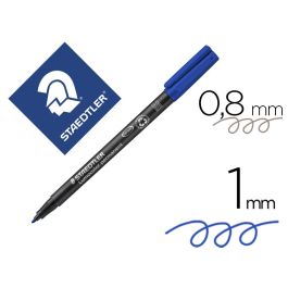 Rotulador Staedtler Lumocolor Retroproyeccion Punta De Fibrapermanente 317-3 Azul Punta Media Redonda 0.8-1 mm 10 unidades Precio: 16.564900605. SKU: S8422863