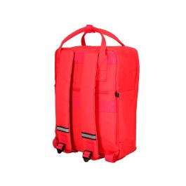 Cartera Antartik Mochila 2 Asas Y Bolsillos Exteriores Rojo 300x115x390 mm