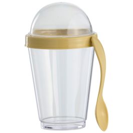 Vaso reutilizable con tapa y cuchara 350 ml day Precio: 2.1417. SKU: B154QKH4S7