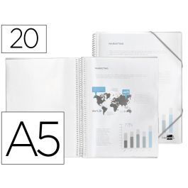 Carpeta Liderpapel Escaparate Con Espiral 20 Fundas Polipropileno Din A5 Transparente Precio: 4.2350000242. SKU: B12SZJ3JWK