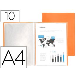 Carpeta Liderpapel Escaparate 10 Fundas Polipropileno Din A4 Naranja Fluor Opaco Precio: 1.9499997. SKU: B1AY7ZA2HQ