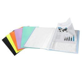 Carpeta Liderpapel Escaparate 20 Fundas Polipropileno Din A4 Naranja Fluor Opaco