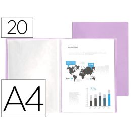 Carpeta Liderpapel Escaparate 20 Fundas Polipropileno Din A4 Lavanda Opaco Precio: 2.6899994. SKU: B1DD8HN4WH