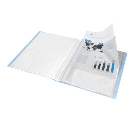 Carpeta Liderpapel Escaparate 30 Fundas Polipropileno Din A4 Celeste Opaco Carpeta Liderpapel Escaparate 30 Fundas Polipropileno Din A4 Celeste Opaco