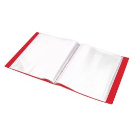 Carpeta Liderpapel Personaliza 20 Fundas Canguro Polipropileno Din A4 Rojo Translucido Portada Y Lomo