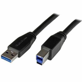 Cable USB A a USB B Startech USB3SAB10M Negro