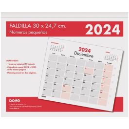Dohe Calendario Sobremesa-Faldilla 30x24,7 cm Números Pequeños 2024 Precio: 2.50000036. SKU: B19CYPD8V3