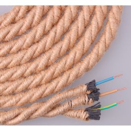 Edm Cable de cuerda de yute trenzado 3x0,75mm 20m Ø12mm marrón Precio: 6.50000021. SKU: B1J8PCAGZQ