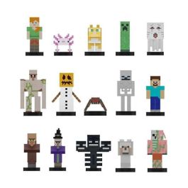 Figura minecraft pack de 5. un personaje sorpresa! 5cm - modelos surtidos