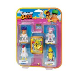 Figura stumble guys pack de 5 figuras 6 cm. - modelos surtidos