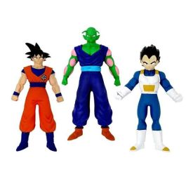 Figura estirable monsterflex dragon ball pack de 3.estruja, retuerce y estira tus personajes de dragon ball. 25x16x4 cm - modelos surtidos