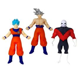 Figura estirable monsterflex dragon ball pack de 3.estruja, retuerce y estira tus personajes de dragon ball. 25x16x4 cm - modelos surtidos