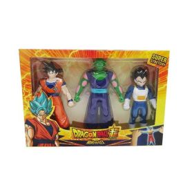 Figura estirable monsterflex dragon ball pack de 3.estruja, retuerce y estira tus personajes de dragon ball. 25x16x4 cm - modelos surtidos