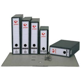 Grafoplás Archivador Palanca Ecoclassic 65 mm A4, Cartón Forrado Jaspeado Gris Plomo, Mecanismo Niquelado Precio: 1.9499997. SKU: B156TBK7EW