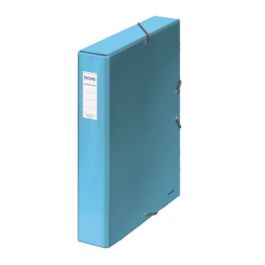 Cajas de Proyectos Cartón Forrado Lomo de 5 Cm Azul Claro con Etiqueta 245X350X50 Dohe 10360 Precio: 12.94999959. SKU: BIX10360