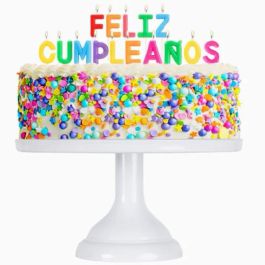 Oh Yeah Vela con 15 letras "feliz cumpleaños" 2,8cm multicolor Precio: 1.9499997. SKU: B1HK7SS7QD