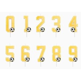 Oh Yeah Vela fútbol 7,5cm número 4 amarillo Precio: 0.95000004. SKU: B1FB47ACGL