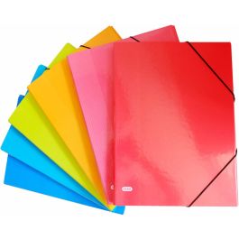 Elba Clasificador Elbacolor 12 Separadores Folio C-Solapa Y Gomas Cartón Forrado Colores Surtidos