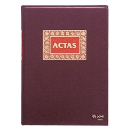 Libro de Actas DOHE 09905 100 Hojas Burdeos A4 Precio: 22.49999961. SKU: B15Y7YDKJB