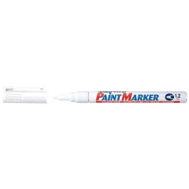 Rotulador Artline Marcador Permanente Ek-440 Xf Blanco Punta Redonda 1.2 mm Metal Caucho Y Plastico 12 unidades